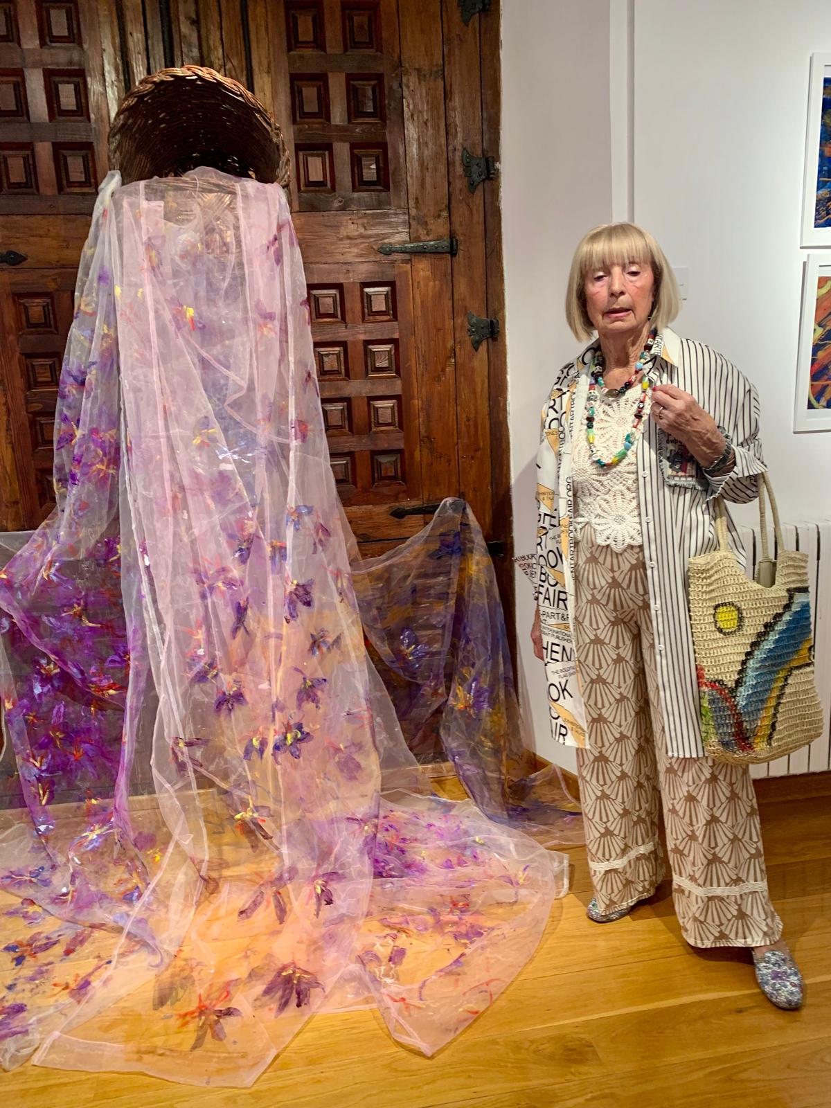 Quinita en la exposición de Monreal del Campo